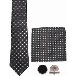 MANQ 3-Piece Accessory Gift Set For Men (Black, FS)